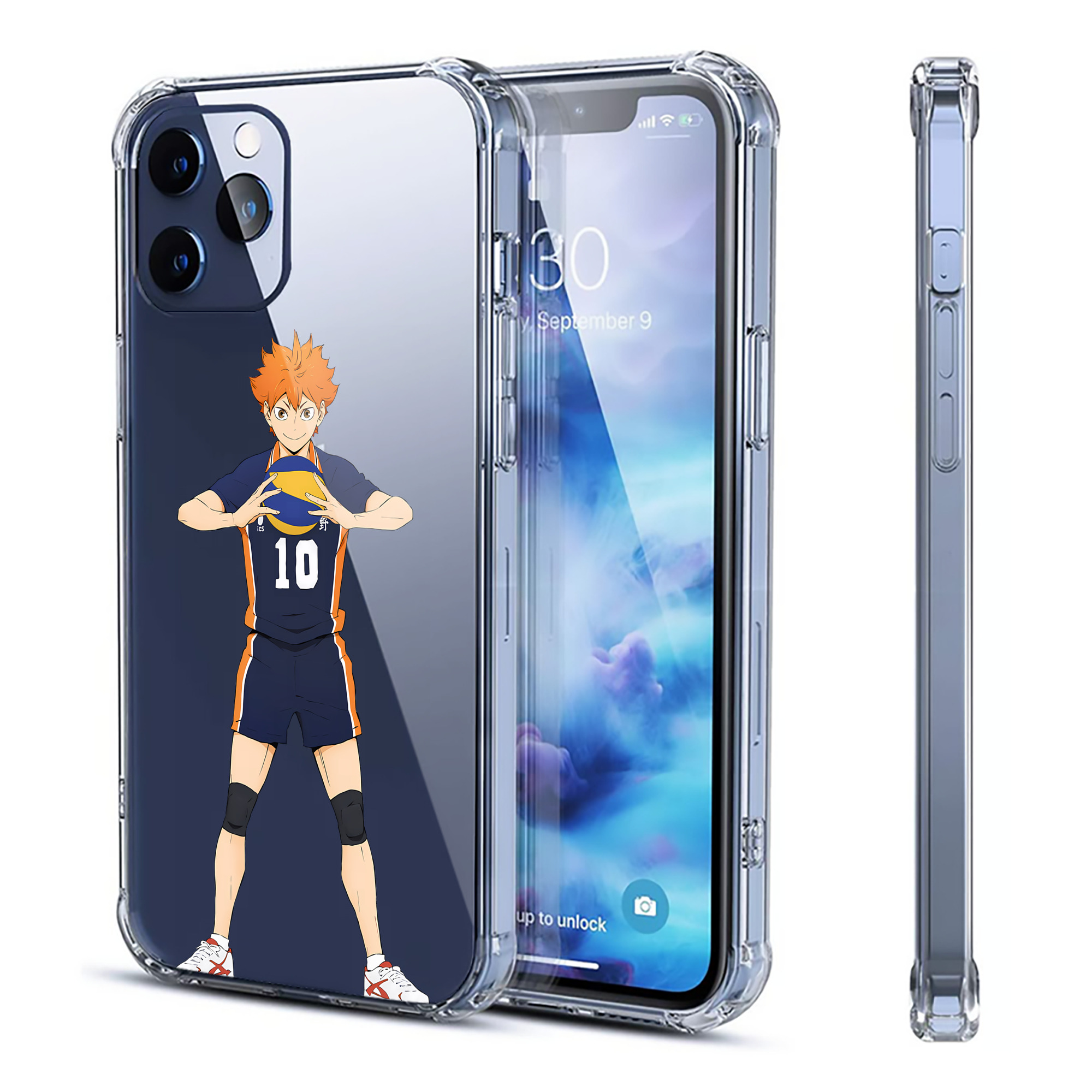 （画像用） ハイキュー!! Haikyu!! 【iPhone 12シリーズ対応】透明スマホケース（クリアソフトケース）
